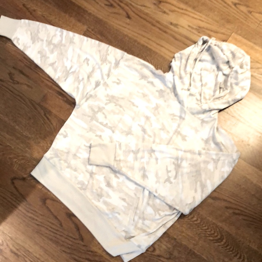 GAP nude camo hoodie -S